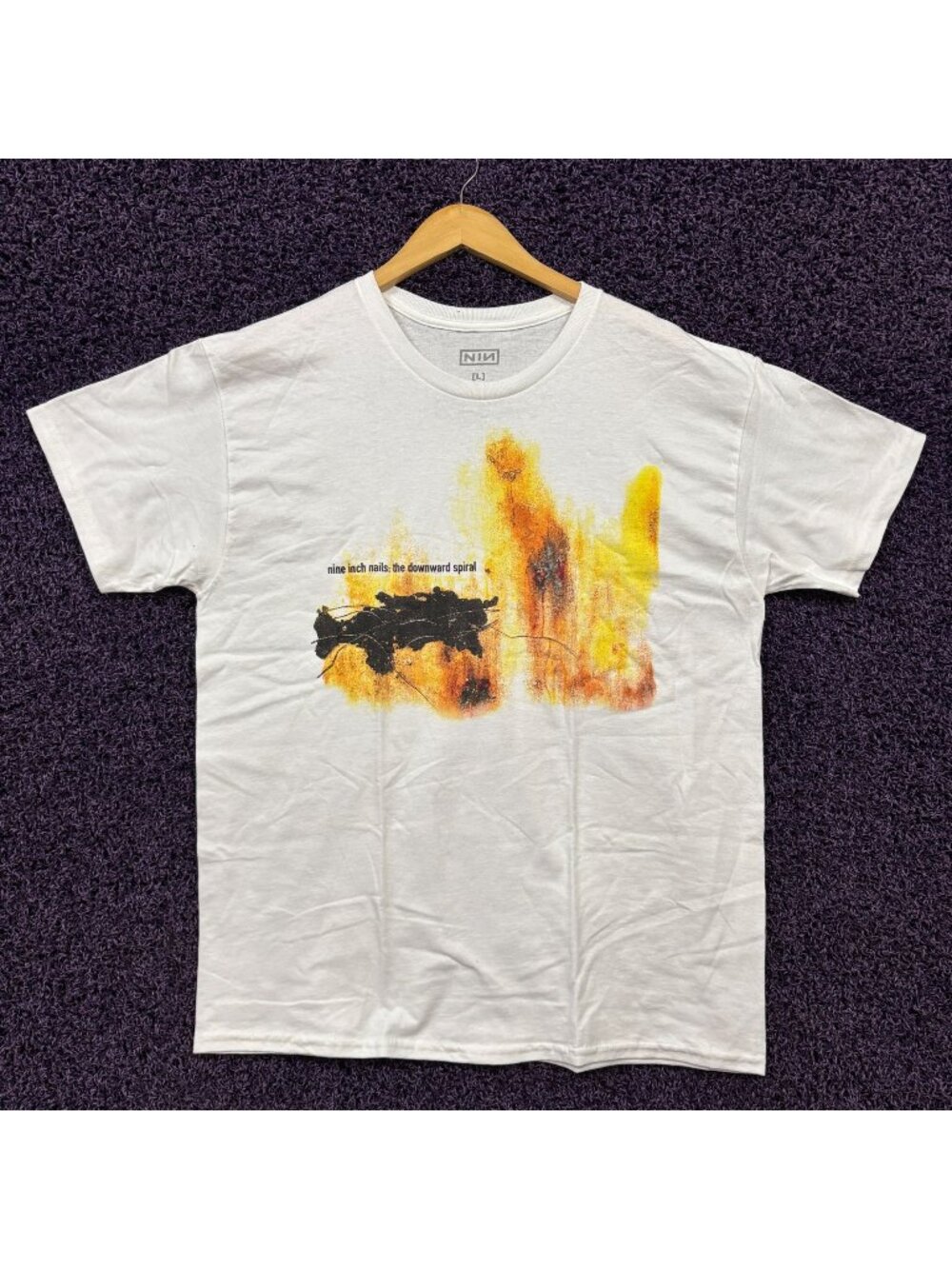 Nine Inch Nails The Downward Spiral T-Shirt Size  Large